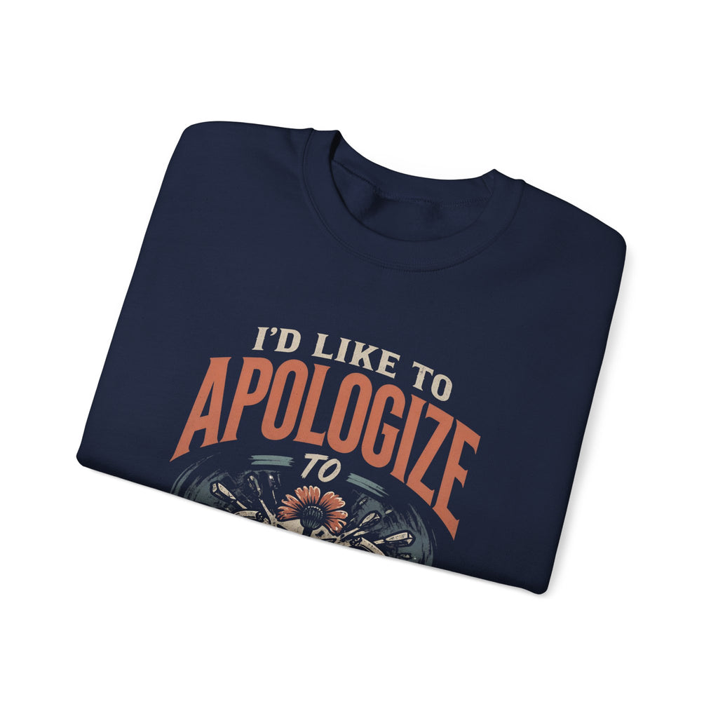 Apologize to Absolutely Nobody Sweatshirt — Funny Rebellious Crewneck